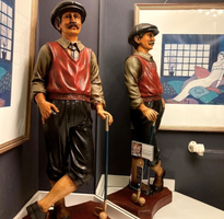 Vintage Golfer Sculpture